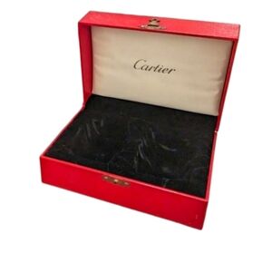 Vintage Cartier classsic velvet lined Jewelry Luxury box